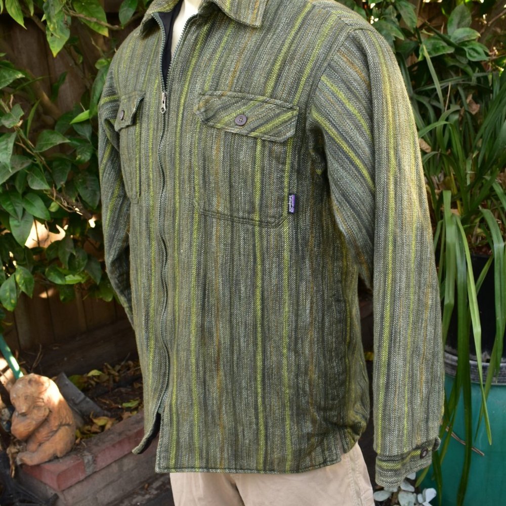 MEN'S PATAGONIA ORGANIC COTTON BARN COAT SZ SMALL - Picture 6 of 7